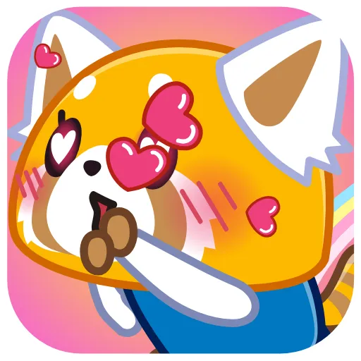 😘 Эмодзи «Aggretsuko» для Telegram