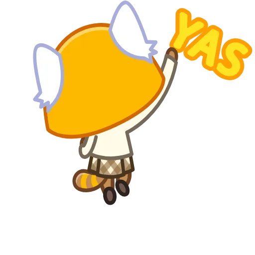 ✊ Эмодзи «Aggretsuko» для Telegram