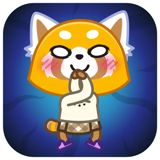 💃 Эмодзи «Aggretsuko» для Telegram