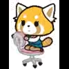 🪑 Эмодзи «Aggretsuko» для Telegram