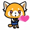 😍 Эмодзи «Aggretsuko» для Telegram