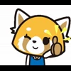 👍 Эмодзи «Aggretsuko» для Telegram