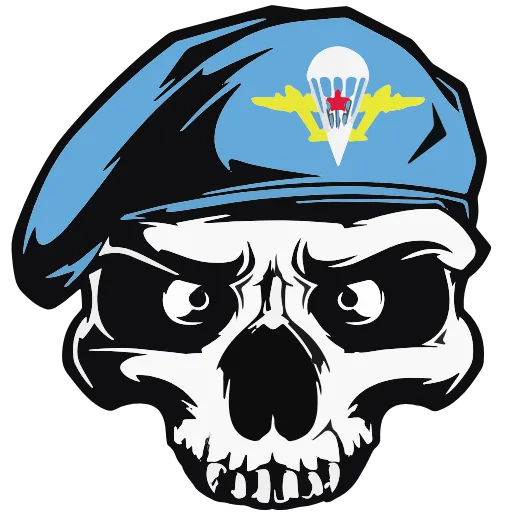 💀 Эмодзи «ВДВ» для Telegram