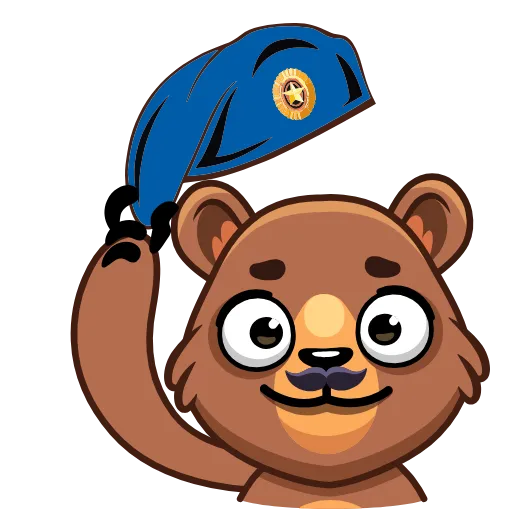 🐻 Эмодзи «ВДВ» для Telegram