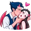 😚 Эмодзи «😏 Рандом и аниме» для Telegram