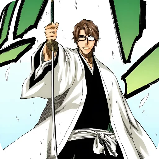 😈 Стикер «Aizen Sosuke» для Telegram
