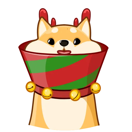 😛 Эмодзи «Акио Помощник Санты» для Telegram