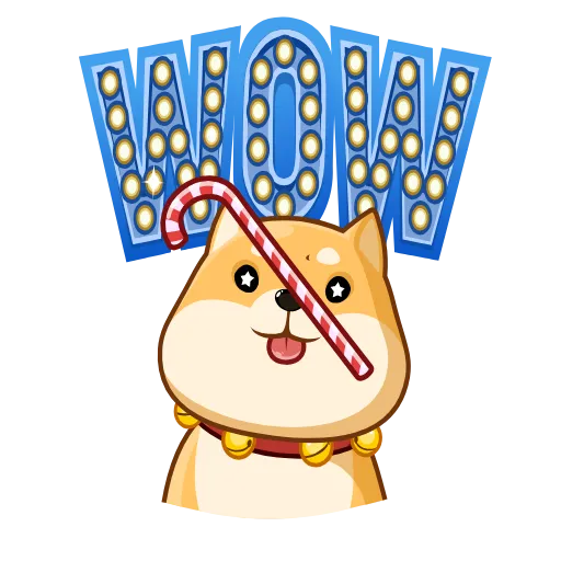 🍭 Эмодзи «Акио Помощник Санты» для Telegram