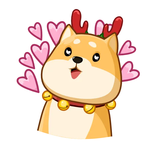 🥰 Эмодзи «Акио Помощник Санты» для Telegram