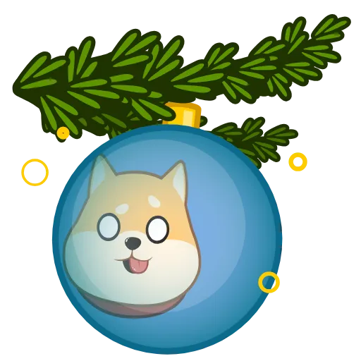 😵‍💫 Эмодзи «Акио Помощник Санты» для Telegram