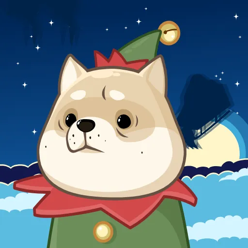 😨 Эмодзи «Акио Помощник Санты» для Telegram