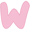 💞 Эмодзи «Розовые буквы, русские и английские» для Telegram