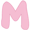 💞 Эмодзи «Розовые буквы, русские и английские» для Telegram
