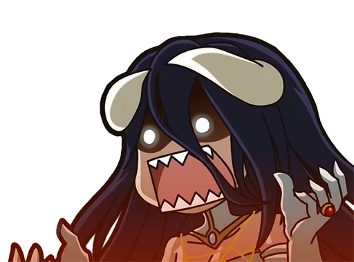 😠 Стикер «Albedo (Overlord)» для Telegram
