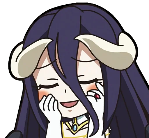 ☺️ Стикер «Albedo (Overlord)» для Telegram