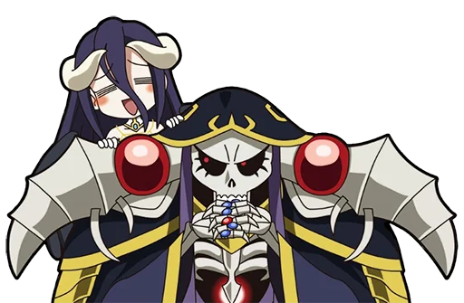 🤩 Стикер «Albedo (Overlord)» для Telegram