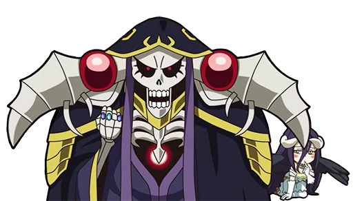 🤩 Стикер «Albedo (Overlord)» для Telegram