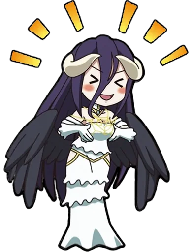 ✨ Стикер «Albedo (Overlord)» для Telegram