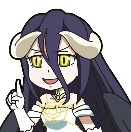☝ Стикер «Albedo (Overlord)» для Telegram