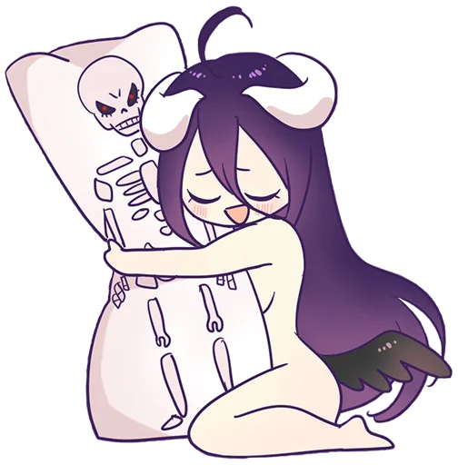 ☺️ Стикер «Albedo (Overlord)» для Telegram