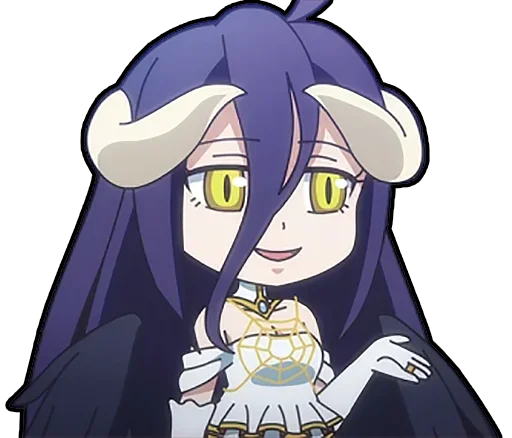 💁‍♀️ Стикер «Albedo (Overlord)» для Telegram