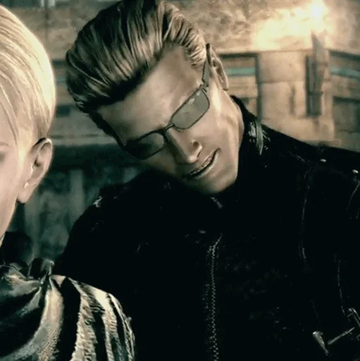 🕶 Стикер «Albert Wesker» для Telegram