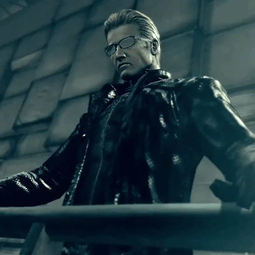 🕶 Стикер «Albert Wesker» для Telegram