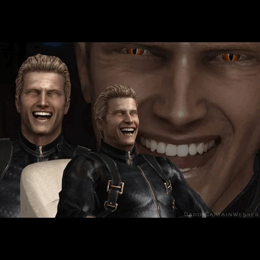 🕶 Стикер «Albert Wesker» для Telegram