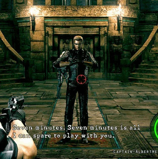 🕶 Стикер «Albert Wesker» для Telegram