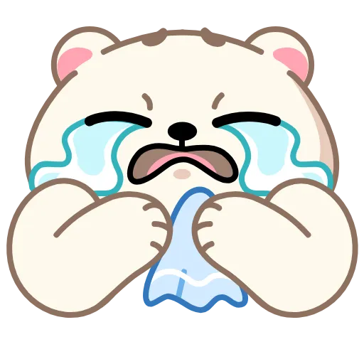 😭 Эмодзи «Альбин» для Telegram