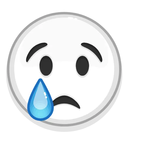 😢 Эмодзи «Albino Emoji» для Telegram
