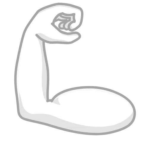 💪 Эмодзи «Albino Emoji» для Telegram