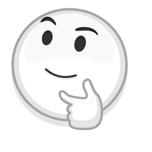 🤔 Эмодзи «Albino Emoji» для Telegram