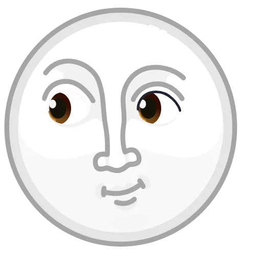 🌚 Эмодзи «Albino Emoji» для Telegram