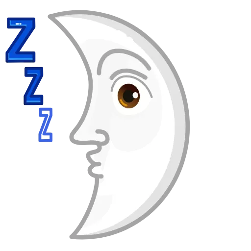 🌛 Эмодзи «Albino Emoji» для Telegram