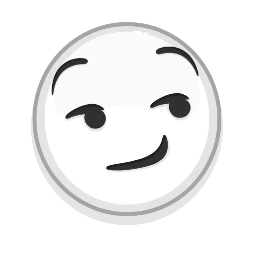 😏 Эмодзи «Albino Emoji» для Telegram