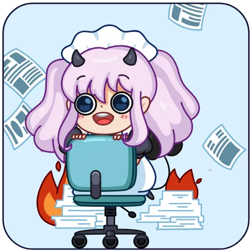 🥳 Эмодзи «Чиби Алекса» для Telegram
