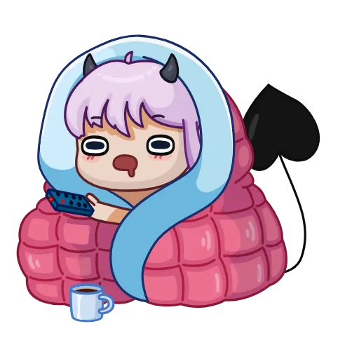 ☕ Эмодзи «Чиби Алекса» для Telegram
