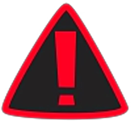 ⚠️ Эмодзи «Черные с красной обводкой» для Telegram