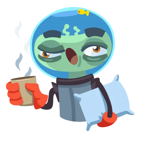 😴 Эмодзи «Alien Grisha -» для Telegram