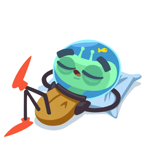 😴 Эмодзи «Alien Grisha -» для Telegram