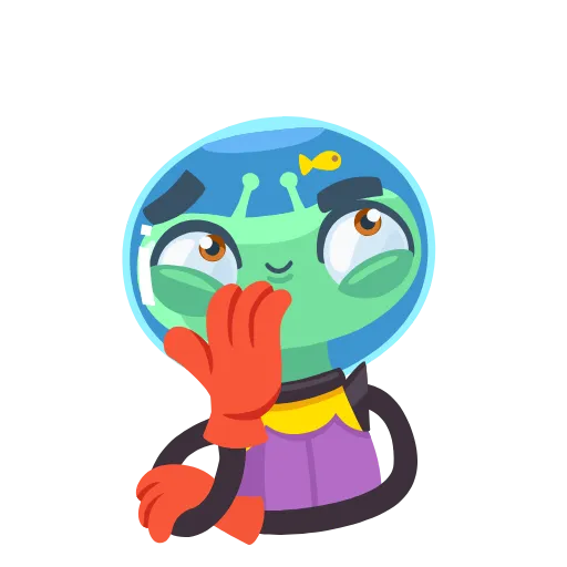 🤭 Эмодзи «Alien Grisha -» для Telegram