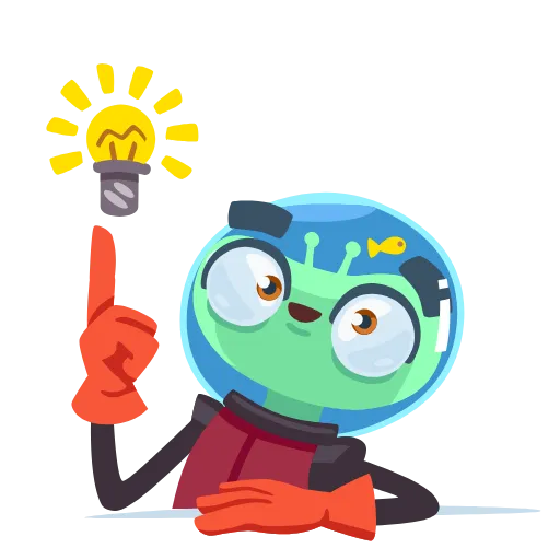 💡 Эмодзи «Alien Grisha -» для Telegram