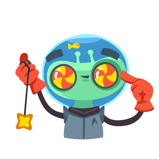 😵‍💫 Эмодзи «Alien Grisha -» для Telegram