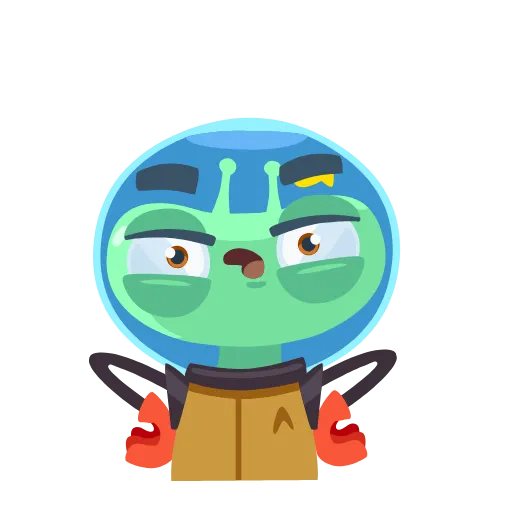 😐 Эмодзи «Alien Grisha -» для Telegram