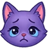 😭 Эмодзи «😍 Набор эмоджи с милой кисой Алисой» для Telegram