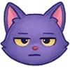 🫥 Эмодзи «😍 Набор эмоджи с милой кисой Алисой» для Telegram