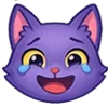 🤣 Эмодзи «😍 Набор эмоджи с милой кисой Алисой» для Telegram