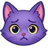😔 Эмодзи «😍 Набор эмоджи с милой кисой Алисой» для Telegram
