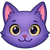 Эмодзи 😍 Набор эмоджи с милой кисой Алисой для Telegram — скачать
